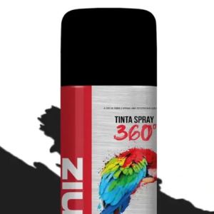 Tinta Spray Etaniz 400ml Preto Fosco Multiuso