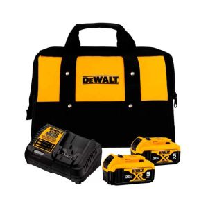 Kit 2 Baterias 20V Max 5,0Ah + Carregador Bivolt + Bolsa DeWALT  DCB205C2K