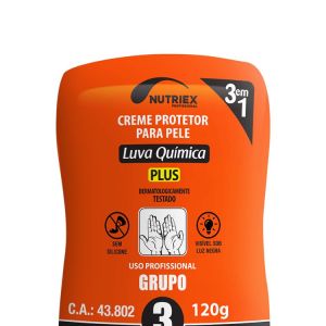 Creme Protetor Luva Química Nutriex 3 em 1 120g